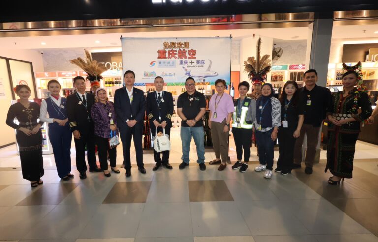 Chongqing-Kota Kinabalu flights begin thrice weekly service